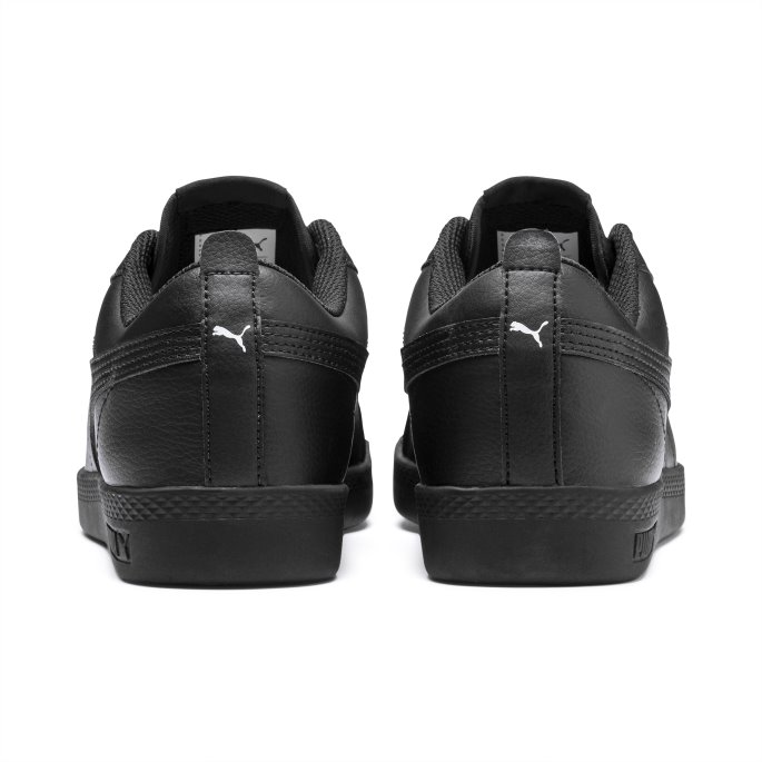 Svart-svart Smash V2 Skinnsko For Kvinner Puma På Tilbud