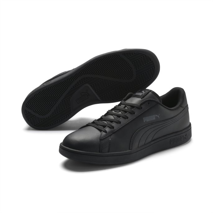 Svart-svart Smash V2 Trenere Puma På Tilbud