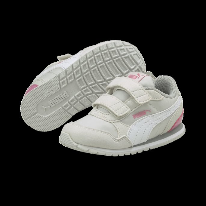 Puma På Tilbud St Runner V2 V Småbarnssko Nimbus Sky-hvit-pose Rosa