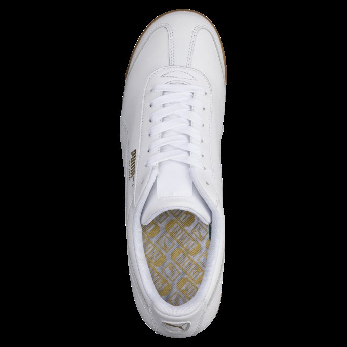Roma Classic Gum Herre Joggesko Puma På Salg White-team Gull