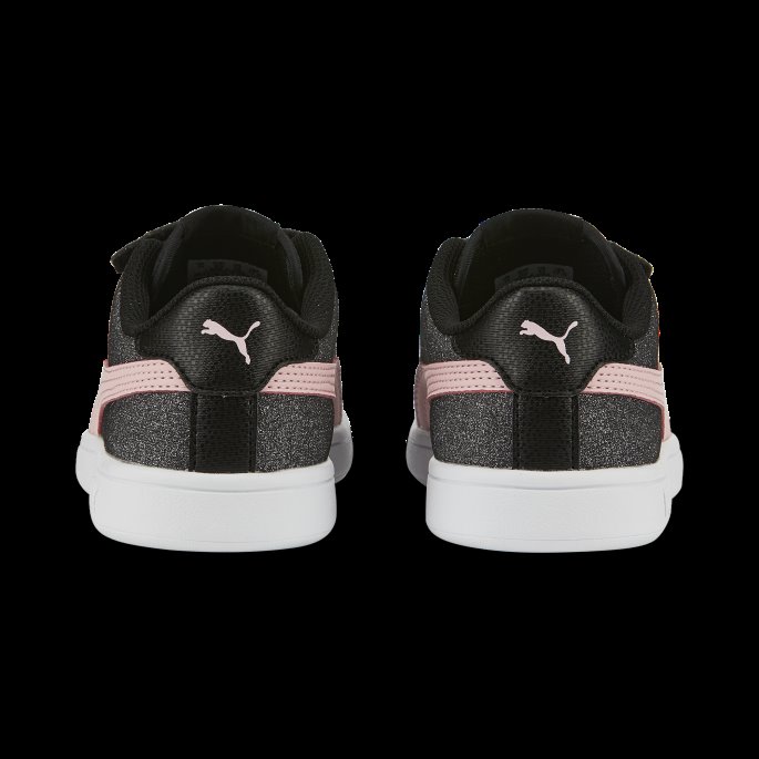Puma På Tilbud Smash V2 Glitz Glam Joggesko Barn Svart-mandelblomst