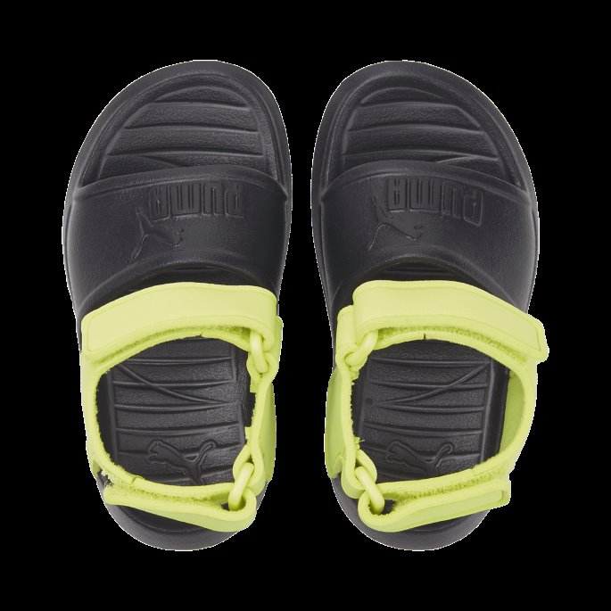 Puma På Tilbud Divecat V2 Injex Babysandaler Svart-sitron Sherbert