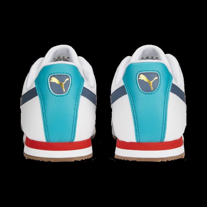 Roma Basic+ Sneakers White-night Sky-gum Puma På Tilbud
