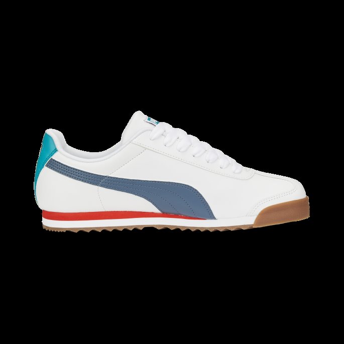 Roma Basic+ Sneakers White-night Sky-gum Puma På Tilbud