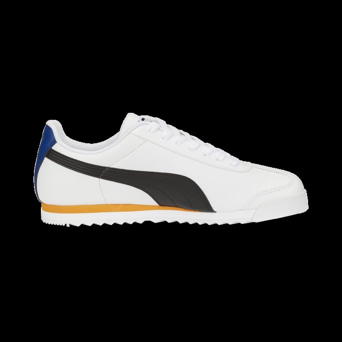 Roma Basic+ Joggesko Puma På Tilbud Hvit-svart-oransje Murstein