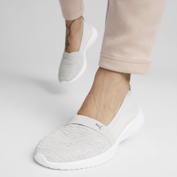 Glacier Grey-castlerock Adelina Slip-on Damesko Puma På Tilbud