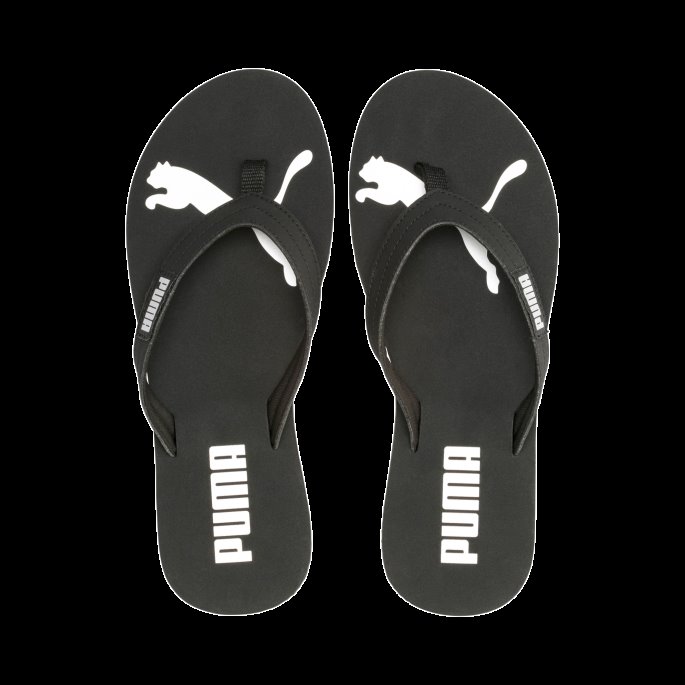 Koselige Flip Damesandaler Svart-sølv Puma På Salg
