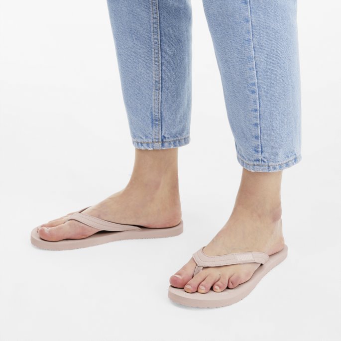Koselige Flip Damesandaler Puma På Tilbud Rosevann-hvit