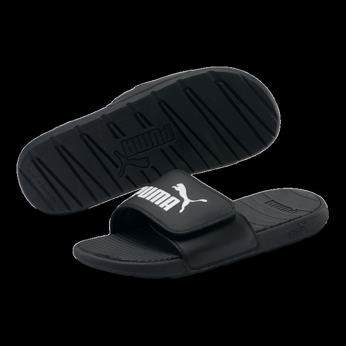 Cool Cat V Herre Slides Svart-hvit Puma På Salg