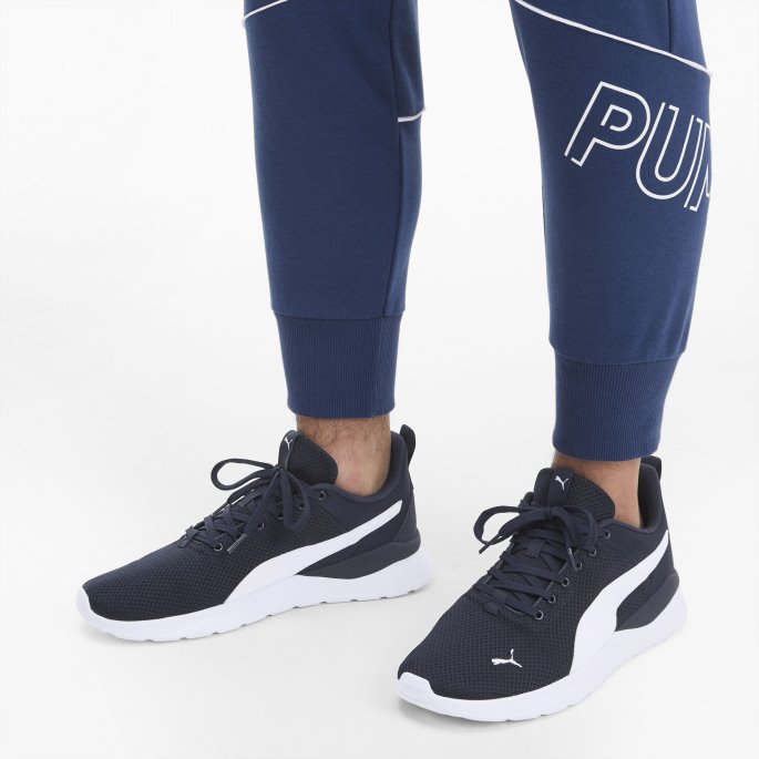 Peacoat-white Anzarun Lite Joggesko Puma På Salg