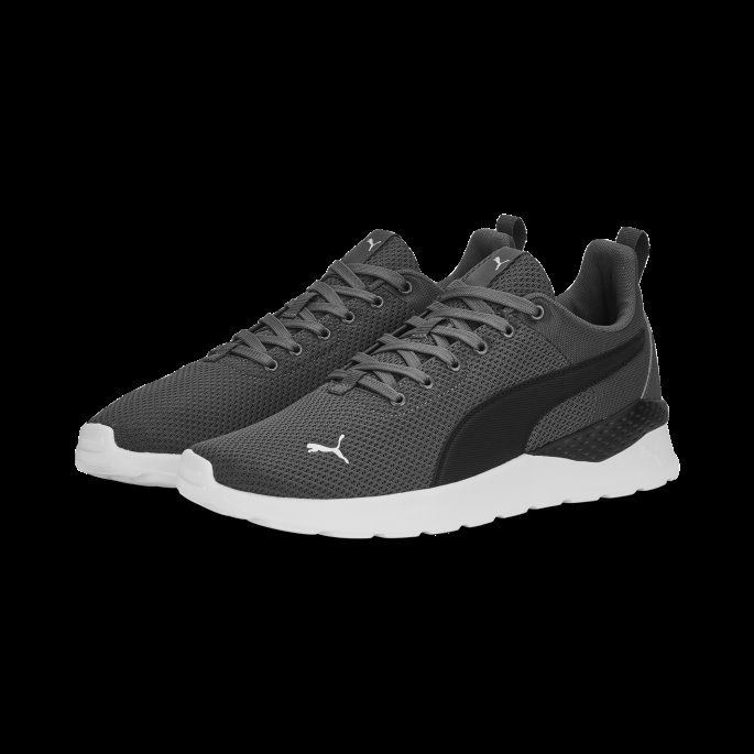Puma På Tilbud Shadow Grå-svart-hvit Anzarun Lite Joggesko