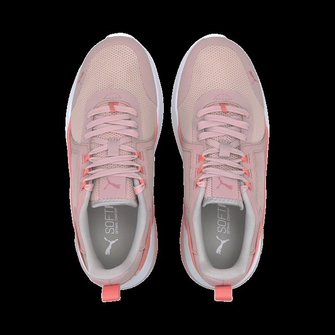 Ferskenskinn-laks Rose-fiolett Puma På Tilbud Anzarun Joggesko