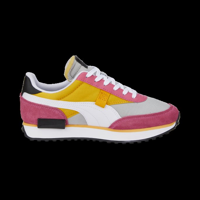 Grå Fiolett-solnedgang Rosa Future Rider Play On Joggesko Puma På Tilbud