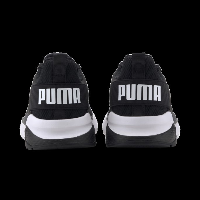 Svart-hvit Puma På Tilbud Anzarun Ungdoms Joggesko