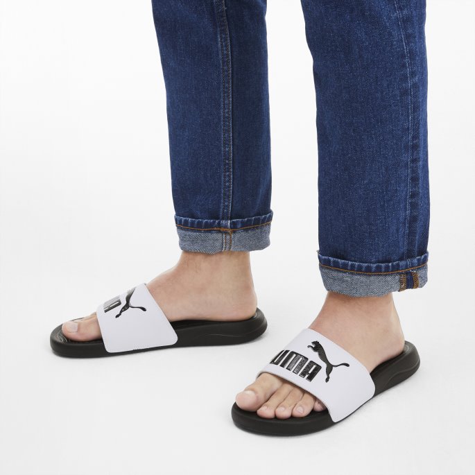 Puma På Tilbud Popcat 20 Sandaler Svart-hvit