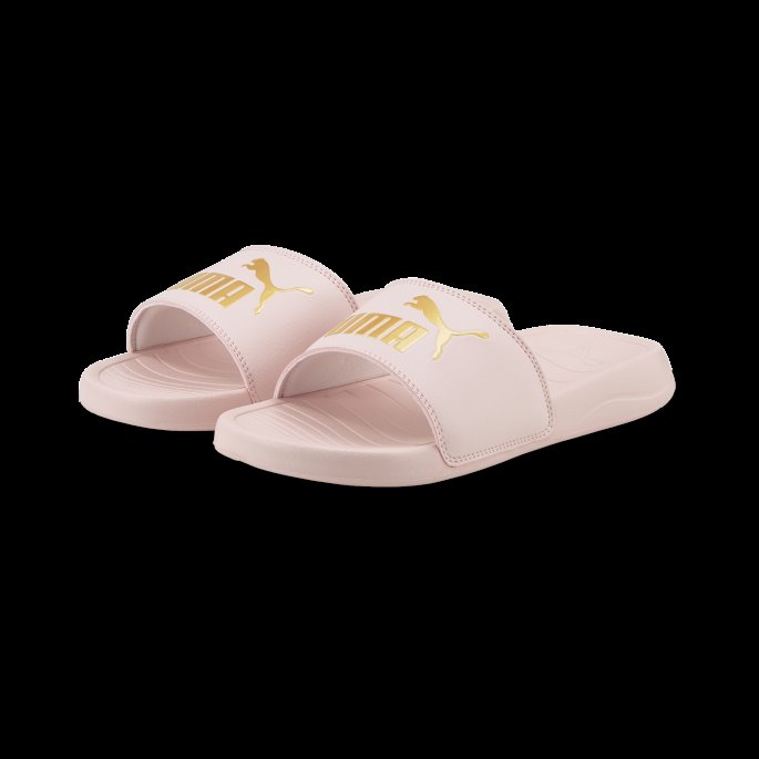 Kritt Rosa-team Gull Puma På Tilbud Popcat 20 Sandaler