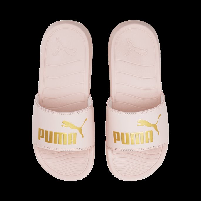 Kritt Rosa-team Gull Puma På Tilbud Popcat 20 Sandaler