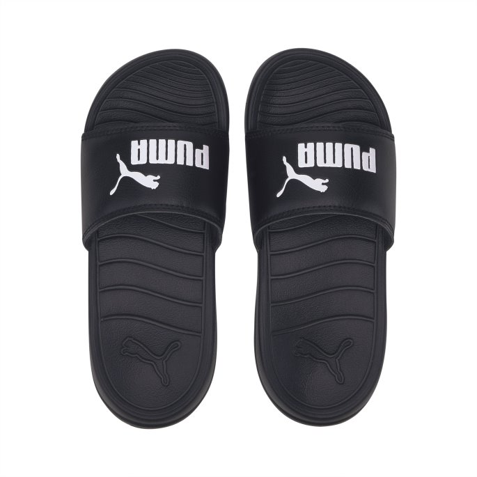 Puma På Tilbud Popcat 20 Barnesandaler Svart-hvit