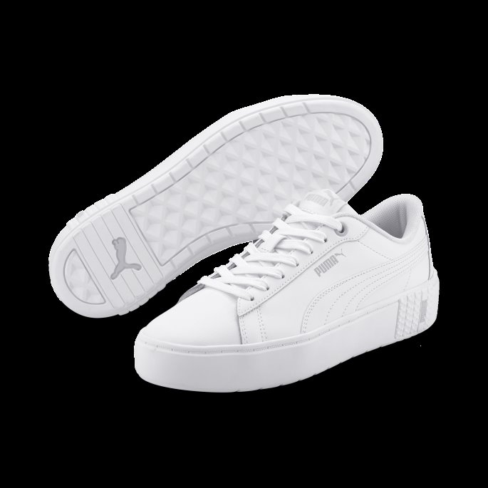 Smash Platform V2 L Damesko Hvit-hvit Puma På Salg