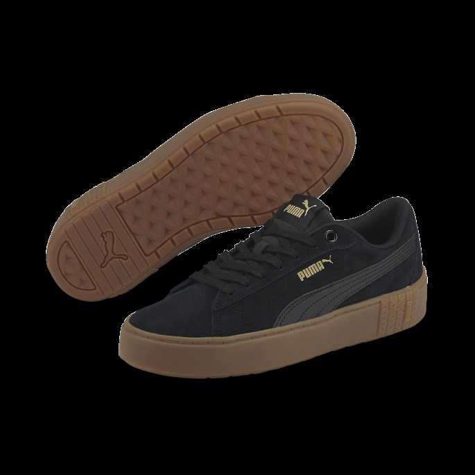 Puma På Tilbud Smash Platform V2 Sd Damesko Svart-svart-gummi