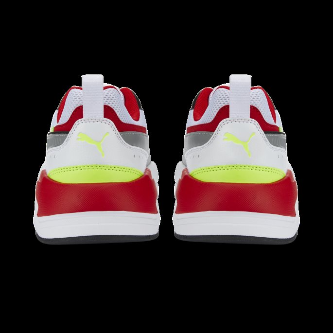 Puma På Tilbud Røntgen 2 Firkantede Sneakers Hvit-steinbrudd-lime-press-rød