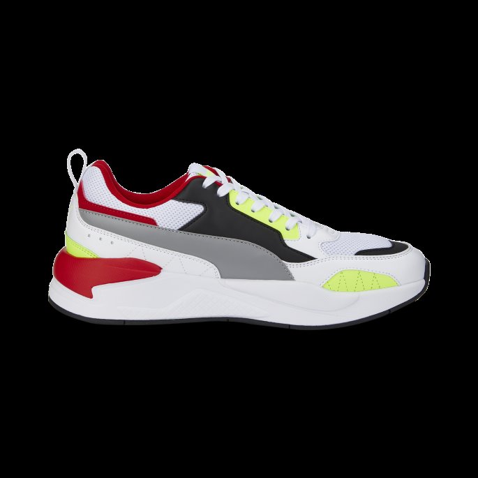 Puma På Tilbud Røntgen 2 Firkantede Sneakers Hvit-steinbrudd-lime-press-rød