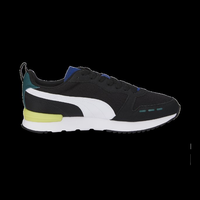 Puma På Tilbud Svart-hvit-lys Lime R78 Løpetrenere