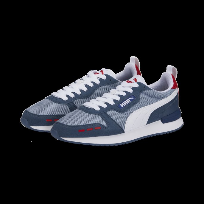 R78 Runner Trainers Puma På Tilbud Blå Vask-hvit-kveldshimmel
