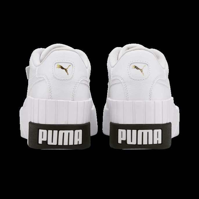 Cali Wedge Dame Joggesko Hvit-svart Puma På Salg
