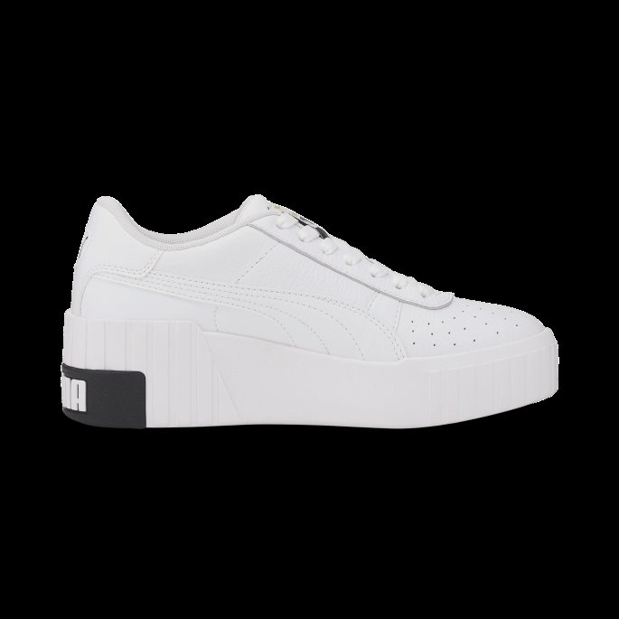 Cali Wedge Dame Joggesko Hvit-svart Puma På Salg