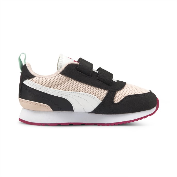 Lotus-hvit-svart Puma På Tilbud R78 Barnesko