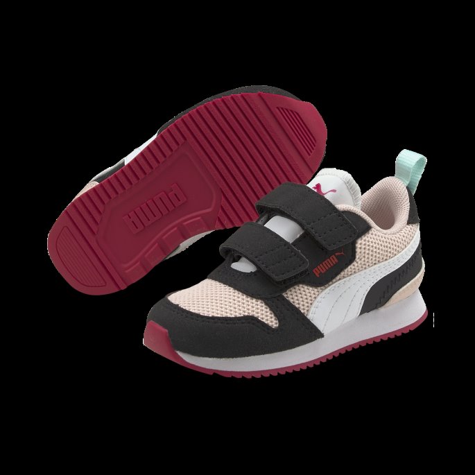 R78 Babysko Lotus-hvit-svart Puma På Tilbud