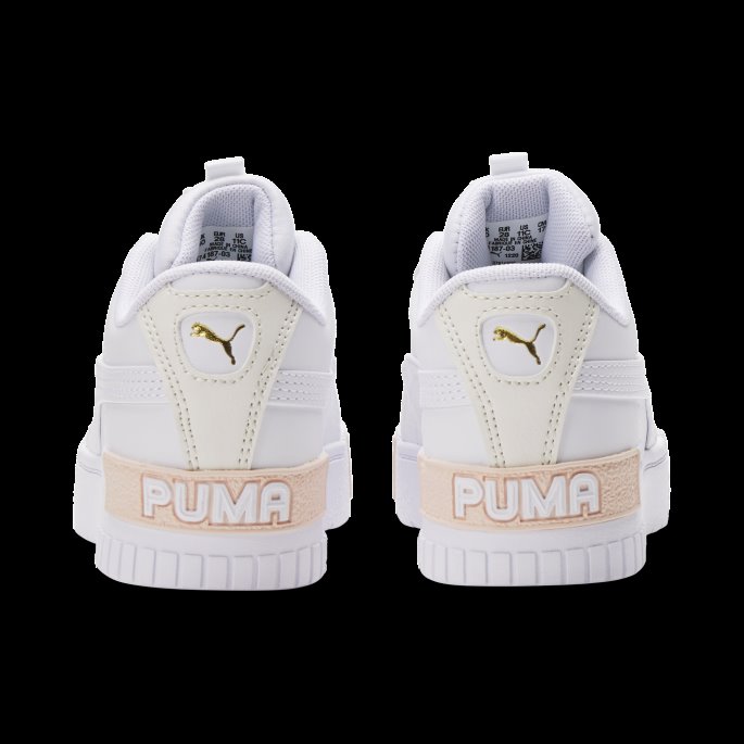 Cali Sport Barnejoggesko Hvit-hviskende Hvit Puma På Salg