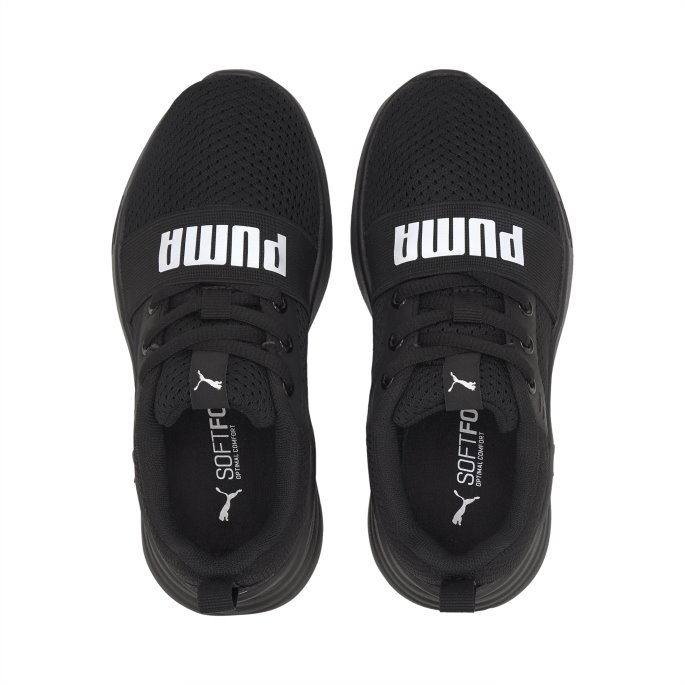 Wired Run Barnesko Puma På Tilbud Svart-hvit