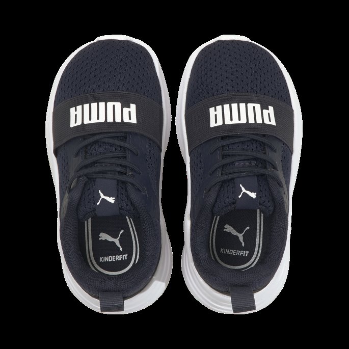 Kablet Løpesko For Babyer Puma På Tilbud Peacoat-hvit-hvit