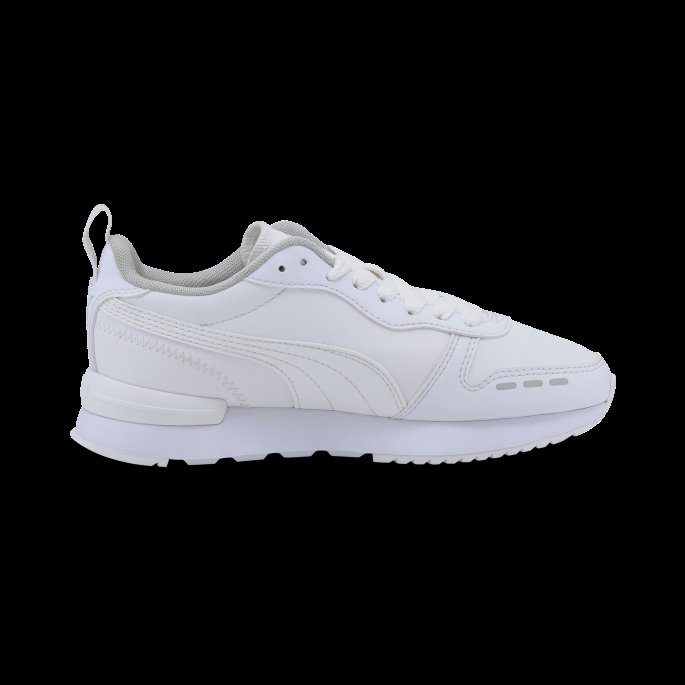 Puma På Tilbud Hvit-hvit-grå Fiolett R78 Ungdomssko