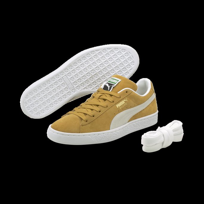 Semsket Klassiske Xxi-sko Puma På Tilbud Honning Sennep-hvit
