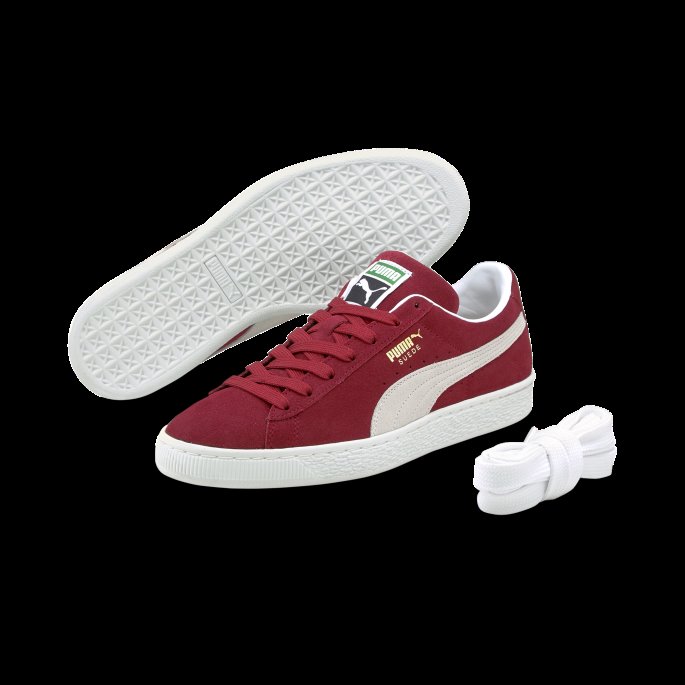 Cabernet-hvit Semsket Klassiske Xxi Sneakers Puma På Tilbud