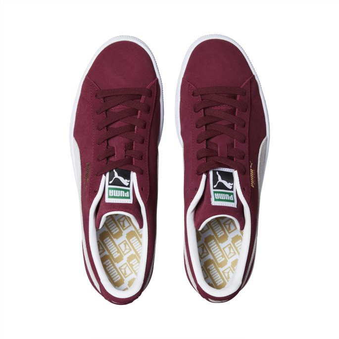 Semsket Skinn Klassiske Xxi Menns Joggesko Puma På Tilbud Cabernet-hvit