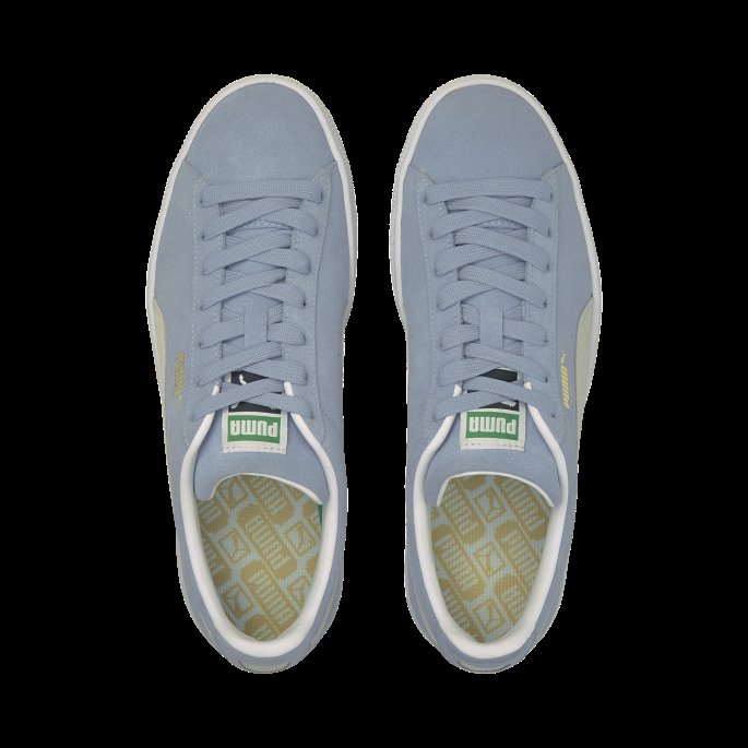 Forever Blå-hvit Puma På Salg Semsket Skinn Klassiske Xxi Menns Joggesko