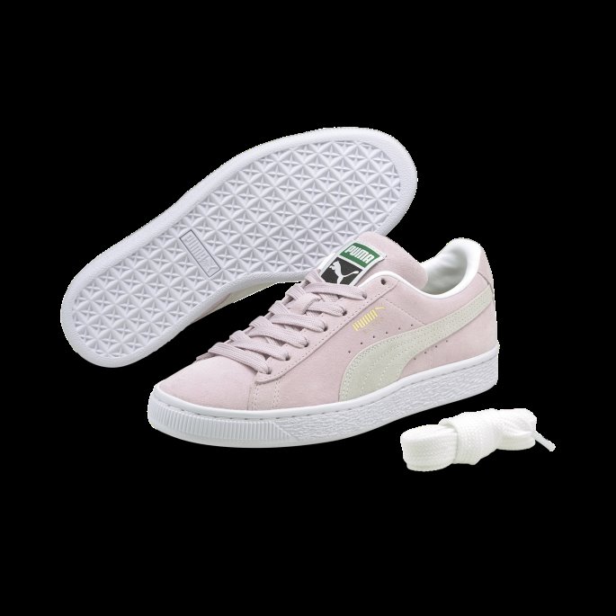 Puma På Tilbud Lilla Snøhvit Semsket Skinn Klassiske Xxi Sneakers
