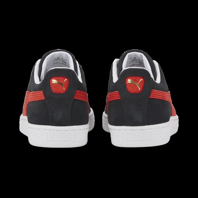 Puma På Tilbud Semsket Skinn Klassiske Xxi Sneakers Svart-cherry Tomat