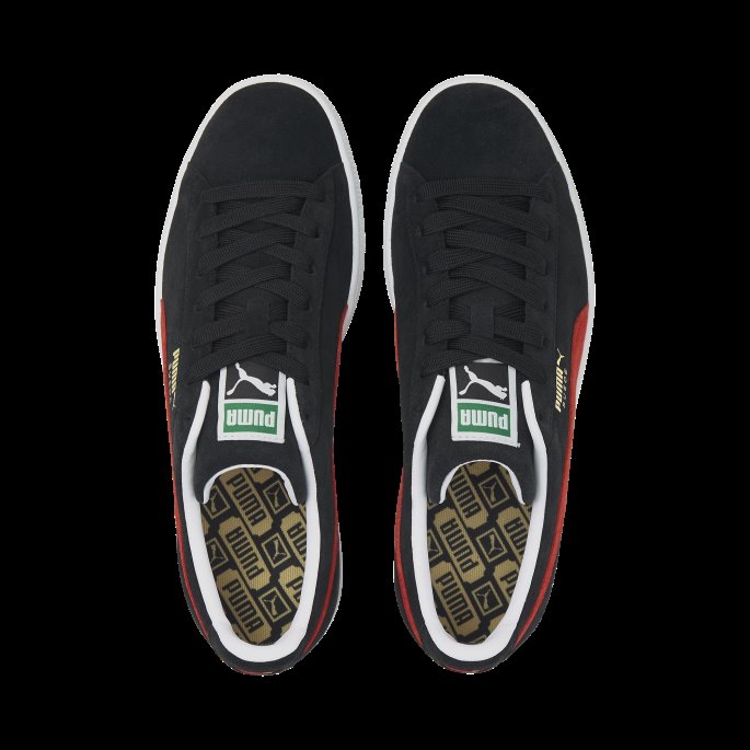 Puma På Tilbud Semsket Skinn Klassiske Xxi Sneakers Svart-cherry Tomat