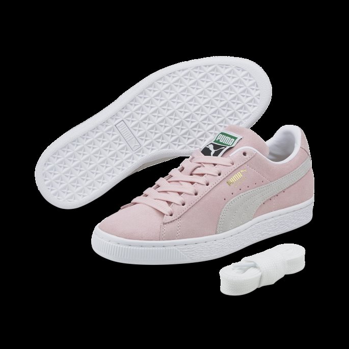 Puma På Tilbud Kritt Rosa-hvitt Semsket Klassiske Xxi-sko