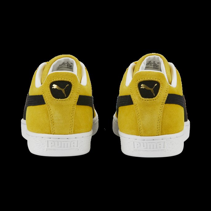 Sun Ray Gul-svart-hvit Puma På Tilbud Semsket Skinn Klassiske Xxi Sneakers