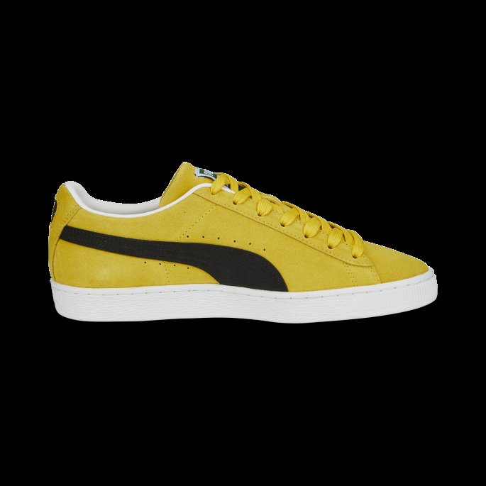 Sun Ray Gul-svart-hvit Puma På Tilbud Semsket Skinn Klassiske Xxi Sneakers