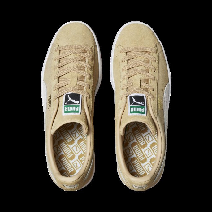 Puma På Tilbud Lys Sand-hvit Semsket Skinn Klassiske Xxi Menns Joggesko