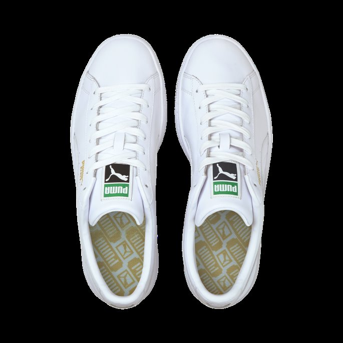 Puma På Tilbud Hvit-hvit Kurv Klassiske Xxi Joggesko