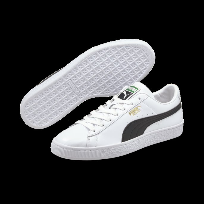 Puma På Tilbud Kurv Classic Xxi Herre Joggesko Hvit-svart