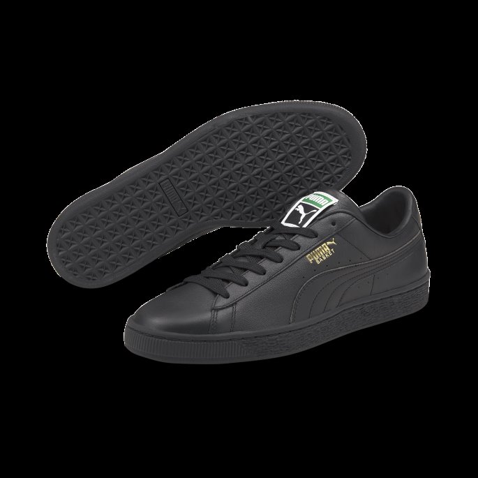 Svart-svart Puma På Tilbud Kurv Klassiske Xxi Sneakers